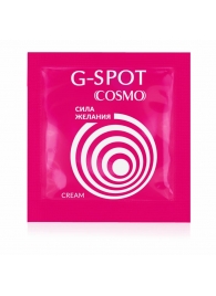 Стимулирующий интимный крем для женщин Cosmo G-spot - 2 гр. - Биоритм - купить с доставкой в Барнауле