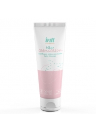 Лубрикант на водной основе Vibe Sensation с клубничным вкусом и легким вибрирующим эффектом - 50 гр. - INTT - купить с доставкой в Барнауле