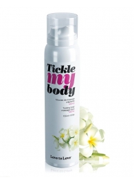 Массажная хрустящая пенка Tickle My Body Monoi с ароматом моной - 150 мл. - Love to Love - купить с доставкой в Барнауле