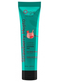 Съедобный интимный гель Orgie Lube Tube Cocktail Strawberry Mojito - 100 мл. - ORGIE - купить с доставкой в Барнауле