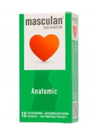 Презервативы анатомической формы Masculan Anatomic - 10 шт. - Masculan - купить с доставкой в Барнауле