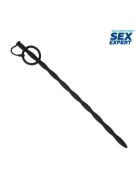 Черный стимулятор уретры Sex Expert - Sex Expert - купить с доставкой в Барнауле