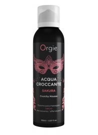 Хрустящая пенка для массажа Orgie Acqua Croccante Sakura с ароматом сакуры - 150 мл. - ORGIE - купить с доставкой в Барнауле