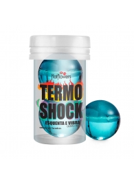 Интимный гель Termo Shock Hot Ball с разогревающе-покалывающим эффектом (2 шарика по 3 гр.) - HotFlowers - купить с доставкой в Барнауле