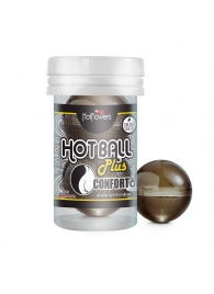 Анальный лубрикант на масляной основе Hot Ball Plus Conforto (2 шарика по 3 гр.) - HotFlowers - купить с доставкой в Барнауле