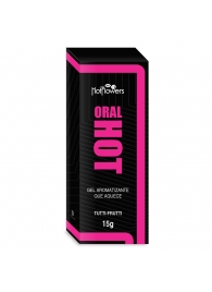 Гель для оральных ласк Oral Hot с согревающим эффектом - 15 гр. - HotFlowers - купить с доставкой в Барнауле