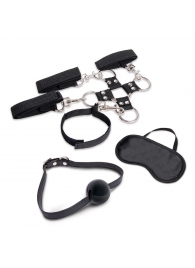 Набор для фиксации из 7 предметов Hogtie   Ball Gag Kit - Lux Fetish - купить с доставкой в Барнауле