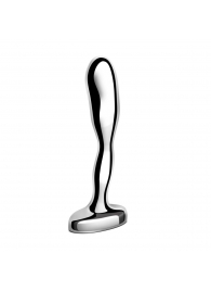 Стальной стимулятор простаты Stainless Steel Prostate Plug - 11,5 см. - b-Vibe - в Барнауле купить с доставкой