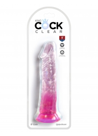 Розовый фаллоимитатор на присоске 8’’ Cock - 21,8 см. - Pipedream