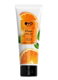 Лубрикант на водной основе OYO Aroma Gel Orange с ароматом апельсина - 75 мл. - OYO - купить с доставкой в Барнауле