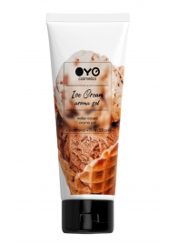 Лубрикант на водной основе OYO Aroma Gel Ice Cream с ароматом пломбира - 75 мл. - OYO - купить с доставкой в Барнауле