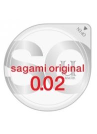 Ультратонкий презерватив Sagami Original - 1 шт. - Sagami - купить с доставкой в Барнауле