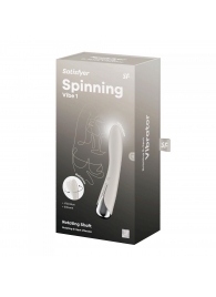 Телесный вибратор-ротатор Spinning Vibe 1 - 18 см. - Satisfyer купить в Барнауле с доставкой в Orgasmix.ru Телесный вибратор-ротатор Spinning Vibe 1 - 18 см. - Satisfyer