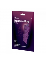 Фиолетовый мешочек для хранения игрушек Treasure Bag XL - Satisfyer - купить с доставкой в Барнауле