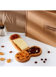 Деревянное блюдо для подачи в форме члена (32,5 х 20 х 1,7 см) - Сима-Ленд - купить с доставкой в Барнауле