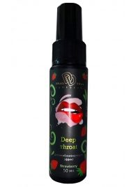 Спрей для горла Deep Throat с десенсибилизирующим эффектом и вкусом клубники - 50 мл. - БиоМед - купить с доставкой в Барнауле