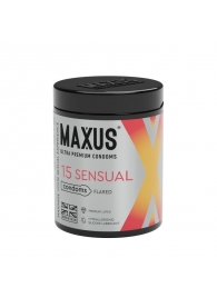 Анатомические презервативы MAXUS Sensual - 15 шт. - Maxus - купить с доставкой в Барнауле