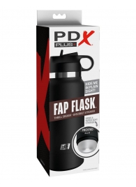 Черный мастурбатор в виде бутылки Fap Flask - Pipedream - в Барнауле купить с доставкой