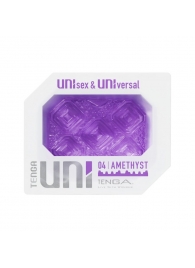 Фиолетовый мастурбатор-стимулятор Tenga Uni Amethyst - Tenga - в Барнауле купить с доставкой