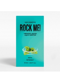 Жидкий вибратор Nuei Rock Me! с ароматом мяты - 20 мл. - Nuei cosmetics - купить с доставкой в Барнауле