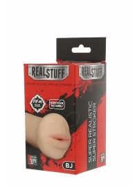 Нежный мастурбатор-ротик REALSTUFF 5INCH MASTURBATOR BJ - Dream Toys - в Барнауле купить с доставкой