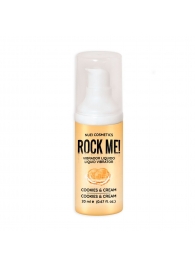 Жидкий вибратор Nuei Rock Me! с ароматом печенья и сливок - 20 мл. - Nuei cosmetics - купить с доставкой в Барнауле