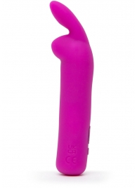 Лиловая вибропуля с ушками Rechargeable Rabbit Ears Bullet Vibrator - Happy Rabbit