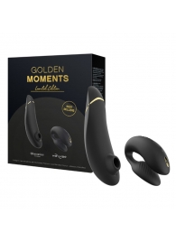 Набор для пар Golden Moments: Womanizer Premium 2 и We-Vibe Chorus - Womanizer купить в Барнауле с доставкой в Orgasmix.ru Набор для пар Golden Moments: Womanizer Premium 2 и We-Vibe Chorus - Womanizer