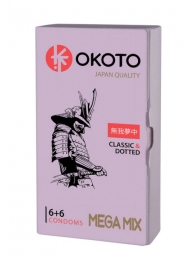 Презервативы OKOTO Mega Mix - 12 шт. - Sitabella - купить с доставкой в Барнауле