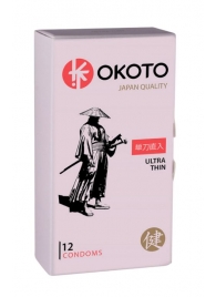 Тонкие презервативы OKOTO Ultra Thin - 12 шт. - Sitabella - купить с доставкой в Барнауле