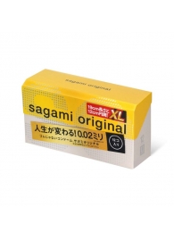 Презервативы увеличенного размера Sagami Original 0.02 XL-size - 12 шт. - Sagami - купить с доставкой в Барнауле