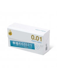 Увлажнённые презервативы Sagami Original 0.01 Extra Lub - 12 шт. - Sagami - купить с доставкой в Барнауле