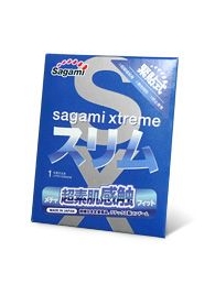 Презерватив Sagami Xtreme FEEL FIT 3D - 1 шт. - Sagami - купить с доставкой в Барнауле