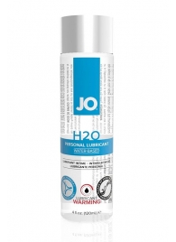 Возбуждающий лубрикант на водной основе JO Personal Lubricant H2O Warming - 120 мл. - System JO - купить с доставкой в Барнауле