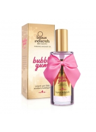 Разогревающее массажное масло Light My Fire Bubble Gum с ароматом бабл-гам - 100 мл. - Bijoux Indiscrets - купить с доставкой в Барнауле