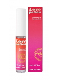 Возбуждающий блеск для губ Love Potion - 8 мл. - Love to Love - купить с доставкой в Барнауле