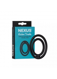 Черное двойное эрекционное кольцо Nexus Enduro Double - Nexus Range - в Барнауле купить с доставкой