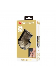 Дымчатая насадка на пенис и мошонку - Baile - в Барнауле купить с доставкой