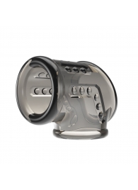 Дымчатая насадка на пенис и мошонку - Baile - в Барнауле купить с доставкой