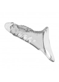 Прозрачная насадка на пенис - 22 см. - Baile - в Барнауле купить с доставкой