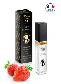 Стимулирующий блеск для губ со вкусом клубники - 7 мл. - Plaisir Secret - купить с доставкой в Барнауле Стимулирующий блеск для губ со вкусом клубники - 7 мл. - Plaisir Secret - купить с доставкой в Барнауле