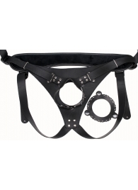 Пояс Hard Brutal для больших насадок - LOVETOY (А-Полимер) - купить с доставкой в Барнауле