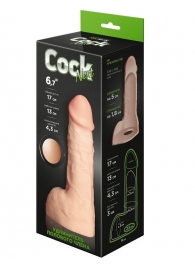 Телесный фаллоудлинитель с мошонкой Cock Next - 17 см. - LOVETOY (А-Полимер) - в Барнауле купить с доставкой