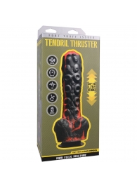 Черно-красная мини-машина на присоске Tendril Thruster - 21,6 см. - Doc Johnson - купить с доставкой в Барнауле