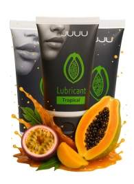 Набор из 3 съедобных лубрикантов JUJU со вкусом тропических фруктов - JuJu - купить с доставкой в Барнауле