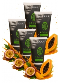 Набор из 5 съедобных лубрикантов JUJU со вкусом тропических фруктов - JuJu - купить с доставкой в Барнауле