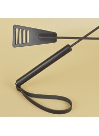 Черный кожаный стек «Сириус» - 60 см. - Sitabella - купить с доставкой в Барнауле