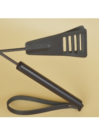 Черный кожаный стек «Сириус» - 60 см. - Sitabella - купить с доставкой в Барнауле