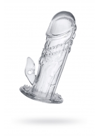 Прозрачная насадка на пенис Uco - 13 см. - A-toys - в Барнауле купить с доставкой