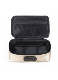 Золотистая сумочка для хранения игрушек Discreet Box - Dorcel - купить с доставкой в Барнауле